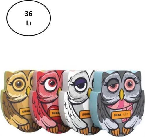 Silka Silgy Owl Serisi Silgi 36'Lı