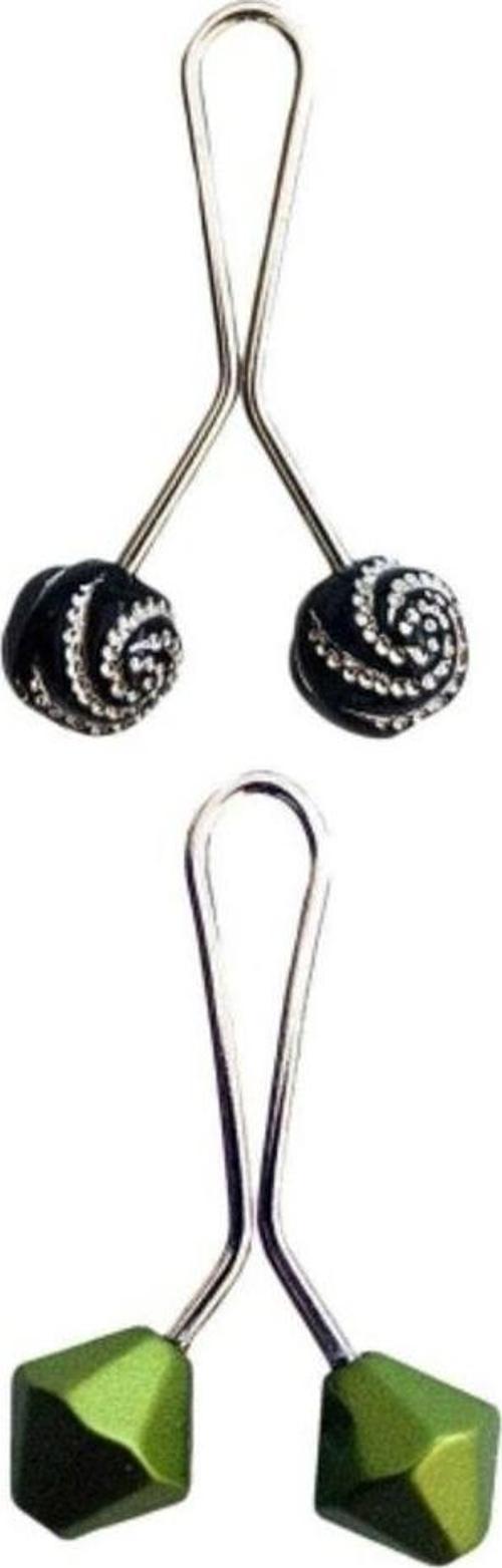 2 Adet Tesettür Eşarp Ve Şal Klipsi Set 15