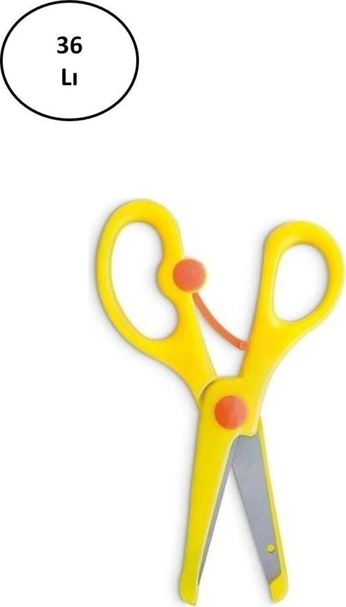Mas 682 Çocuk Makası Plastik Korumalı 36'Lı