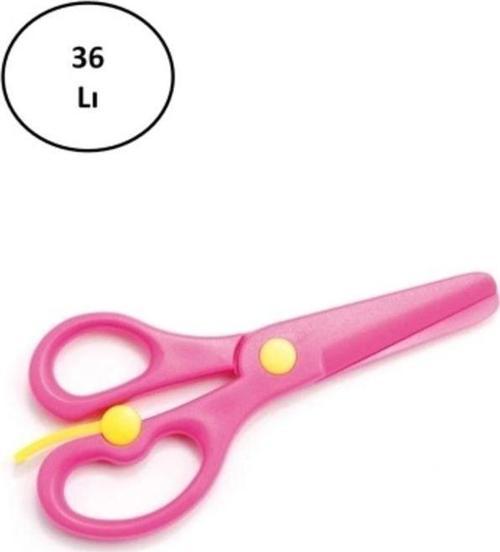 Mas 698 Plastik Çocuk Makası 36'Lı