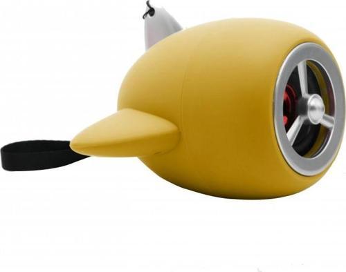 Kablosuz Taşınabilir Bluetooth Hoparlör Uçak Tasarımı Yellow
