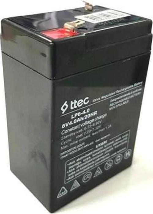 Ceta 6 Volt 4 Amper Akü ( 6 V 4 Ah ) Bakımsız Kuru Akü 6v 4ah Standart Akü ( Yeni ) - Eski Akü İadesiz