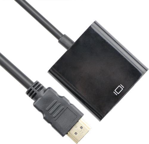 CG591-B-0.15 Siyah Hdmi Erkek To Vga Dişi Dönüştürücü