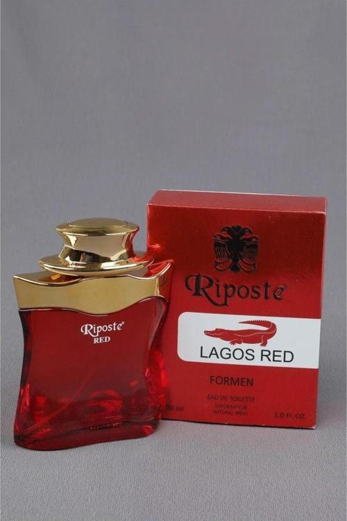 24 Saat Etkili Erkek Parfüm - Lagoss Red - For Men 90 Ml