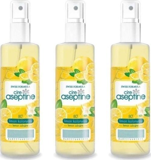 3 Adet Limon Kolonyası Ev Ofis Pratik Kullanım Sprey 100Ml