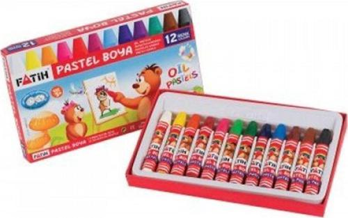 Pastel Boya Yeni Formül 12 Renk Kıng Sıze