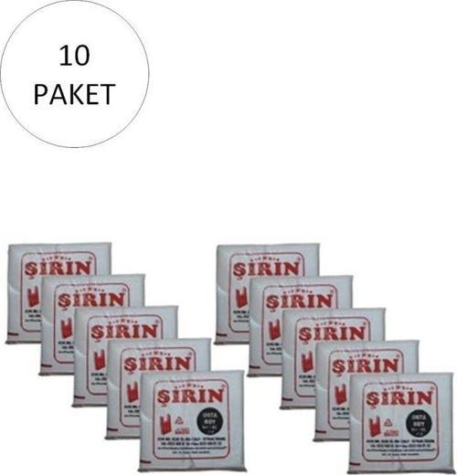 Beyaz Kalın Atlet Poşet Orta Boy 28X50 Cm 1 Kg 10 Paket (Takriben 750 Adet)