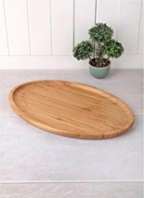 Bambu Sunum Tabağı 28X18 Cm Bls Bs-2818