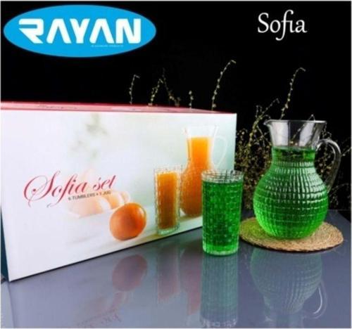 Rayan Sofia 7 Parça Sürahi Meşrubat Seti