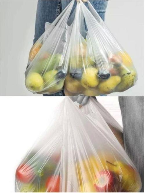 Şeffaf Atlet Poşet Orta Boy 28X50 Cm 1 Paket Takriben 200 Adet
