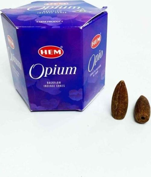 10 Adet Geri Akış Backflow Şelale Tütsü Konisi Tütsü Back Opium Çiçeği Kokulu