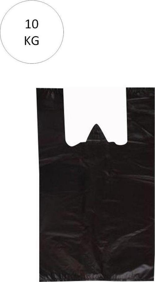 Siyah Atlet Poşet Mini Boy 20X34 Cm Takriben 2.350 Adet 10 Kg