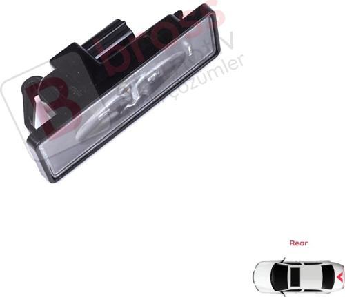 Renault Megane 4 Talisman Clio 5 Scenic 4 Master 3 Trafic 3 Nissan Opel Infiniti için Plaka Lambası