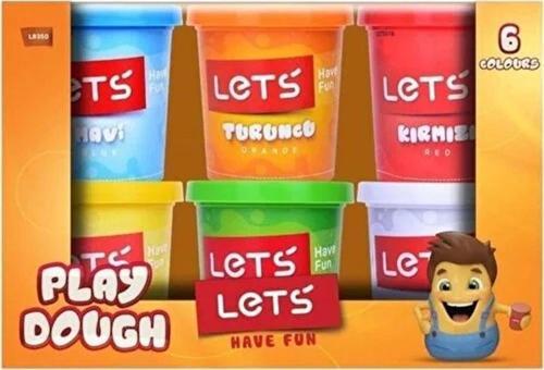Let'S 6 Renk Oyun Hamuru 900 Gr L8350