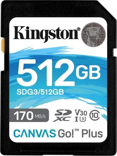 Canvas Go Plus SDG3/512GB Class 10 UHS-I U3 V30 512 GB Hafıza Kartı