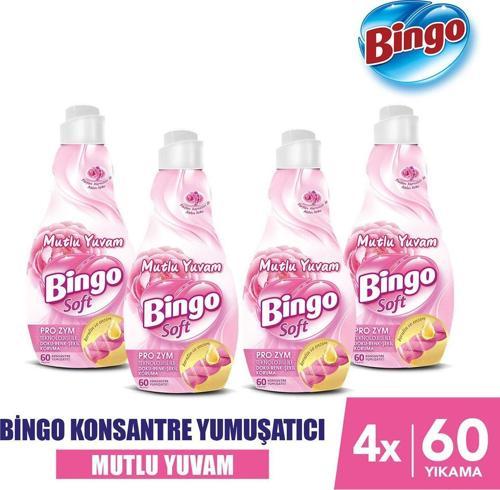 Soft Konsantre Çamaşır Yumuşatıcısı Mutlu Yuvam 1440 ml X 4 Adet