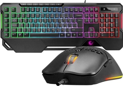 Km-R96 Elemental Rgb Aydınlatmalı Oyuncu Multimedia Klavye Ve 7200 Dpi Mouse Gaming Set