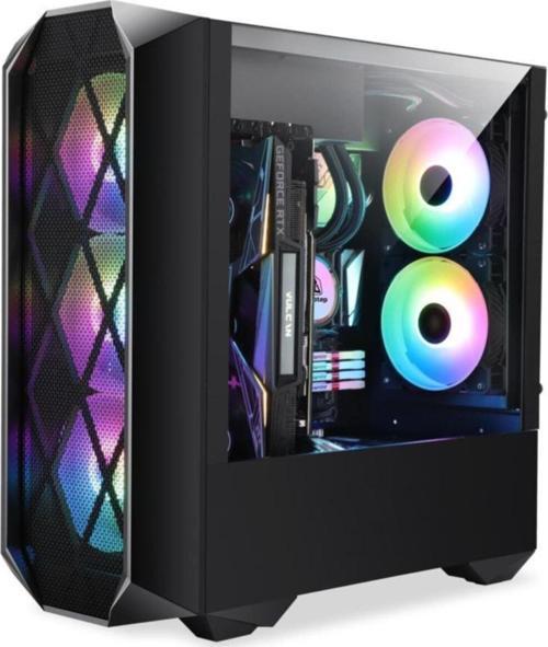 Orkinos Mesh Panel Dikey Ekran Kartı Takılabilen 4 Rgb Fanlı Kasa