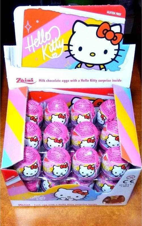 Hello Kitty Çikolatalı Sürpriz Yumurta 24 Lü