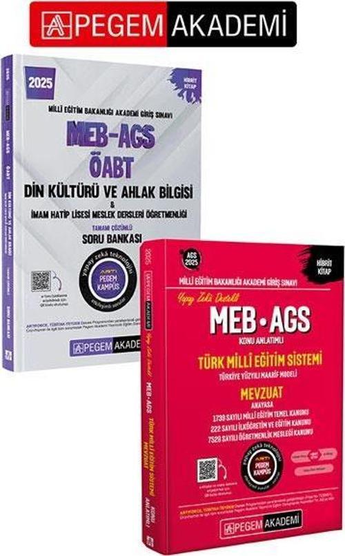 PEGEM AKADEMİ 2025 MEB-AGS-ÖABT Din Kültürü ve Ahlak Bilgisi-İmam Hatip Lisesi Mes. Lisesi Tam. Çöz.