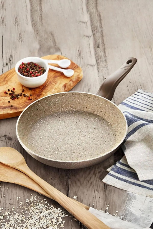 24 Cm Granit Tava Kahverengi