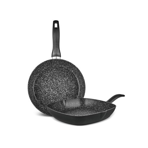 Biogranit Power New Tava Grill Set Siyah