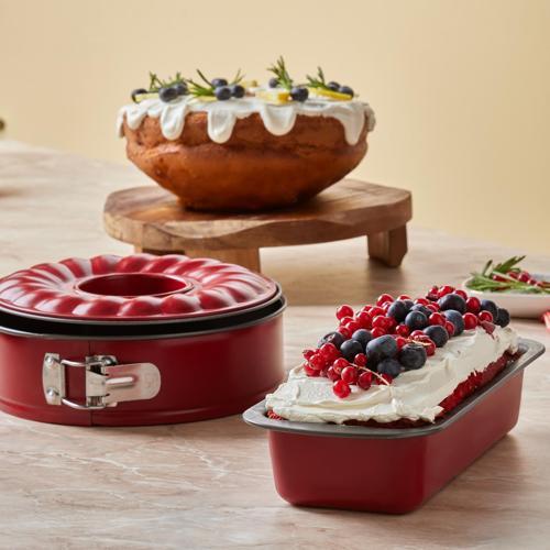 Multichef Adroit 3 Parça Kek Kalıbı Seti Kırmızı