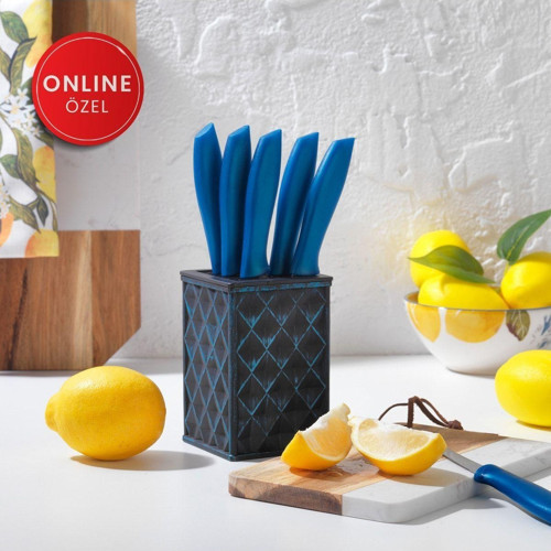 Quick Chef 7 Parca Standlı Bıcak Seti
