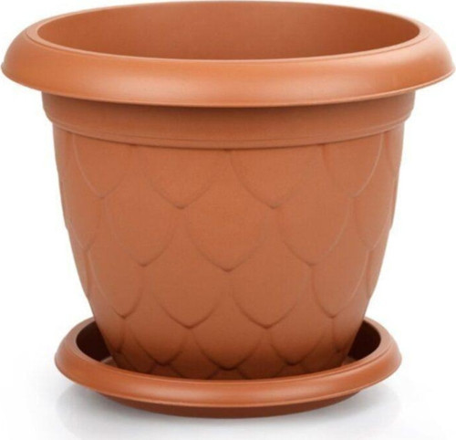 Damla Saksı 25 Lt Kiremit D010