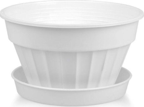 Menekşe Saksı 0,5 Lt Beyaz S220