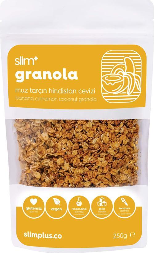 Muz + Tarçın + Coconut Glutensiz Granola 250gr