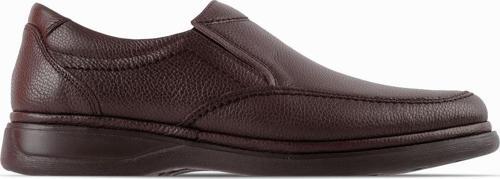 Holly Erkek Hakiki Deri Dikiş Detaylı Günlük Ayakkabı-kahverengi