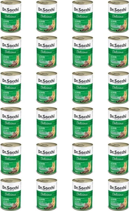 Konserve Kedi Kuzu Etli 400 Gr X 24 Adet