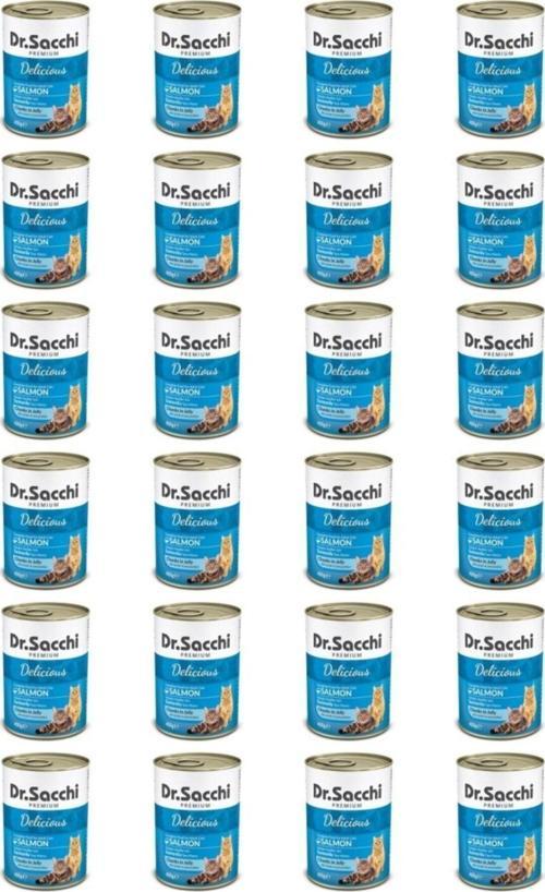 Konserve Kedi Somonlu 400Gr X 24 Adet