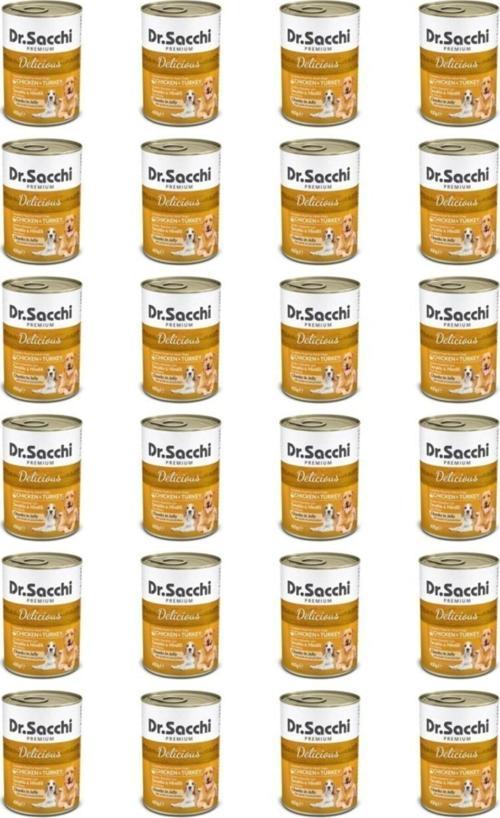 Konserve Köpek Tavuklu Hindili 400Gr X 24 Adet
