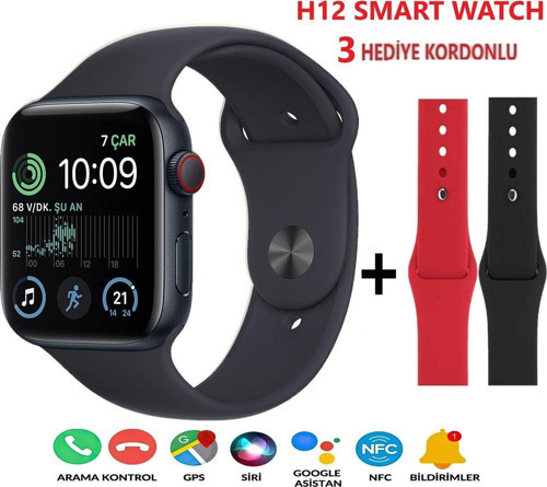 H12 Pro Watch 9 (4Gb Hafıza +Ghat Gpt+Amoled Ekran)2023 Yeni Model