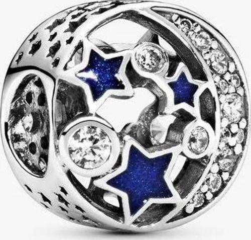 Kübik Ay Yıldız Charm 791992CZ