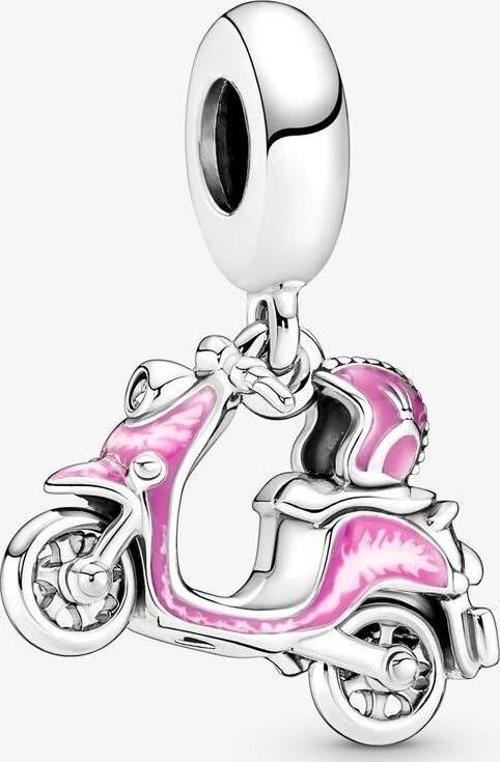 Pembe Scooter Sarkan Charm 791057C01
