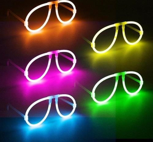 99 ADET GLOW STİCK GÖZLÜK NEON GÖZLÜK VIP FOSFOR GÖZLÜK IŞIKLI GÖZLÜK VIP DELUXE KALİTE GLOW GÖZLÜK