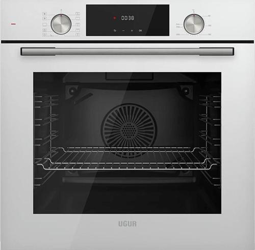 UAF 6011D BCPET A Enerji Sınıfı 10 Programlı Fry Art Beyaz Ankastre Fırın