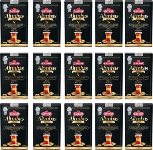 Altınbaş Klasik Doğal Siyah Dökme Çay 15 X 500 Gr