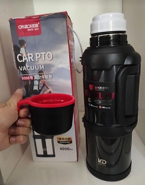 Car Pto 4 Litre 1 Adet 48 Saat Sıcak Soğuk Paslanmaz Çelik Dağcı Termos