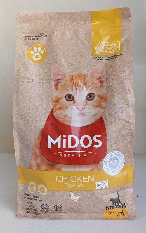 Midosmama Midos Tavuklu Yavru Kedi Maması 2 Kg