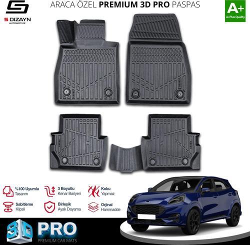 Ford Puma 3D Pro Havuzlu Paspas 2019 Üzeri A+ Kalite
