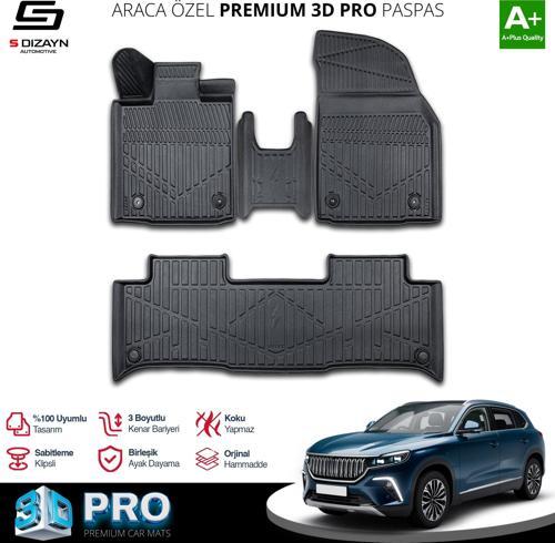 Togg T10X 3D Pro Havuzlu Paspas 2023 Üzeri A+ Kalite