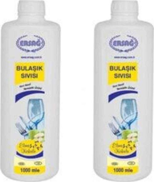 Elma Kokulu Bulaşık Sıvısı 1000 ml 2 Adet