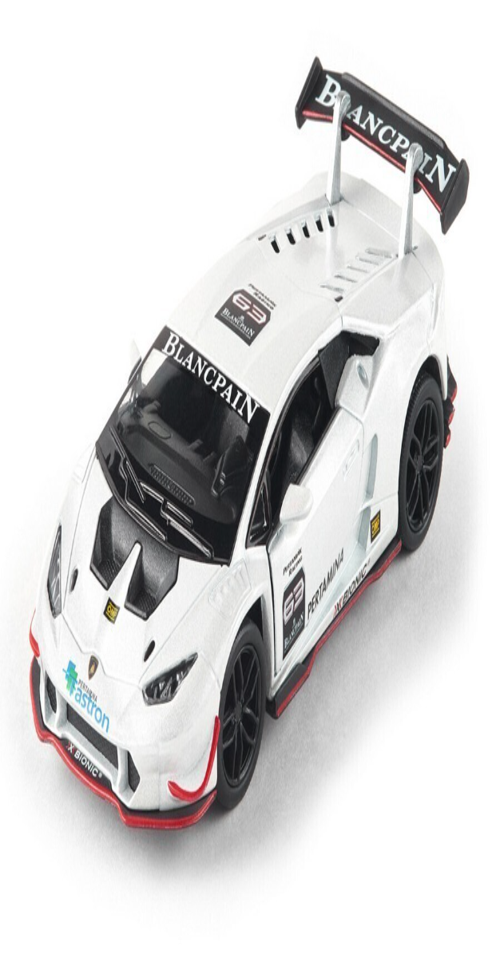 Lamborghini Huracan LP620 - 2 Super Trofeo Çek Bırak  Lisanslı Model Araba Beyaz