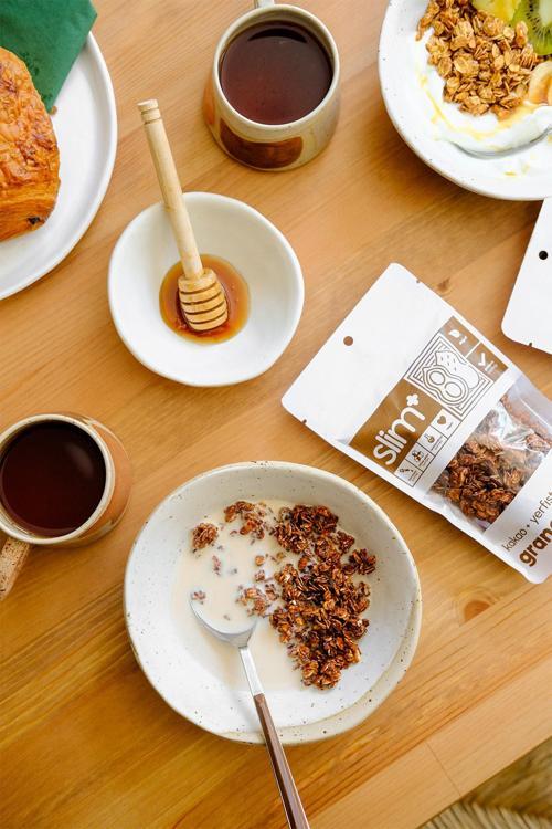 3 Paket Kakao Yer Fıstığı Glutensiz İlave Şekersiz Vegan Granola 100gr