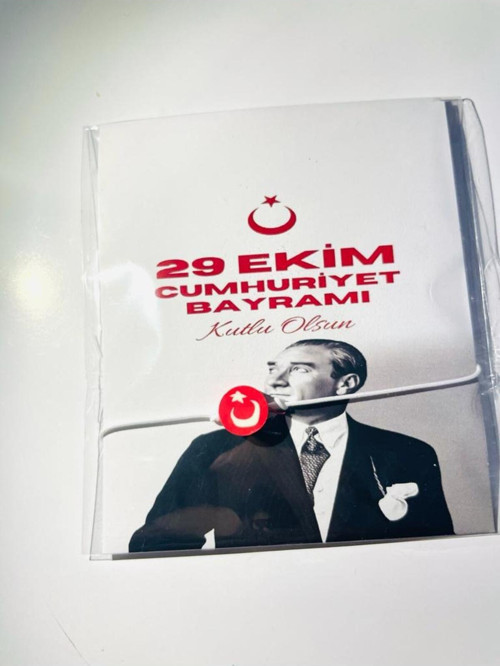 29 Ekim Özel Okul - Öğrenci Kutlama Bileklik Hediye 50 Adet