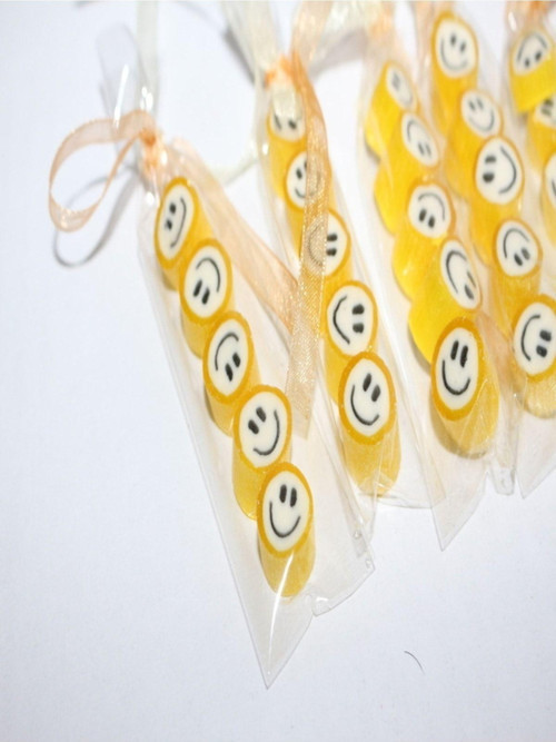 Sarı Gülenyüz Parmak Lolly 100 Adet